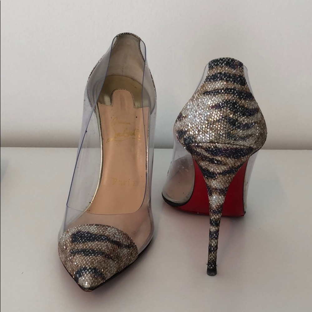 Christian Louboutin PVC Cap-Toe Pumps